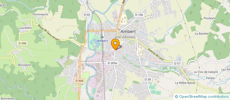 localisation de l'entreprise SCI JCT  AMBERT