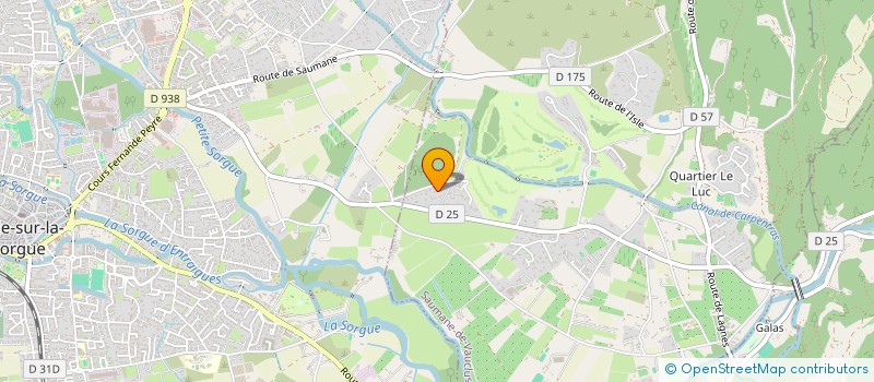 localisation de l'entreprise SCI JCT  SAUMANE-DE-VAUCLUSE