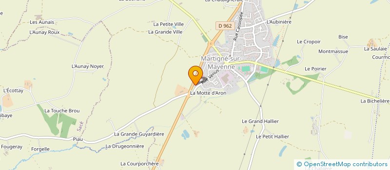 localisation de l'entreprise SCI JCTALIAU  MARTIGNE-SUR-MAYENNE