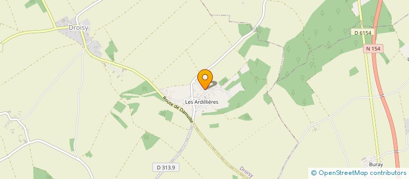 localisation de l'entreprise SCI JCTJ  DROISY