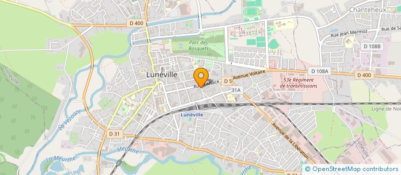 localisation de l'entreprise SCI JCTJ IMMOBILIER INVESTISSEMENT  LUNEVILLE