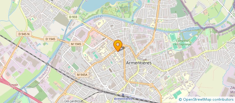 localisation de l'entreprise SCI JCTZ  ARMENTIERES