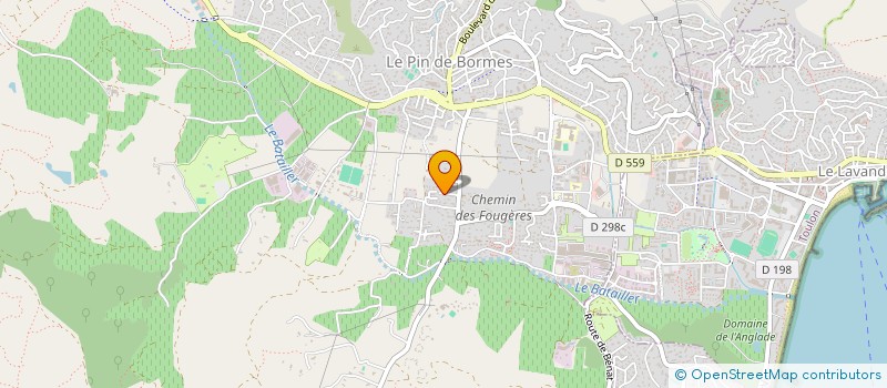 localisation de l'entreprise SCI JCUB à BORMES-LES-MIMOSAS