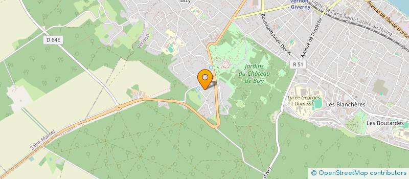 localisation de l'entreprise SCI JCUBE GONDECOURT  VERNON