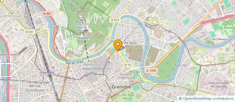 localisation de l'entreprise SCI JCV à GRENOBLE