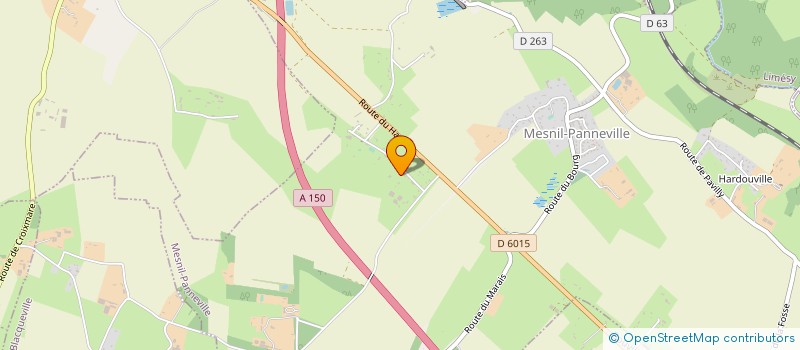 localisation de l'entreprise SCI JCVM  MESNIL-PANNEVILLE
