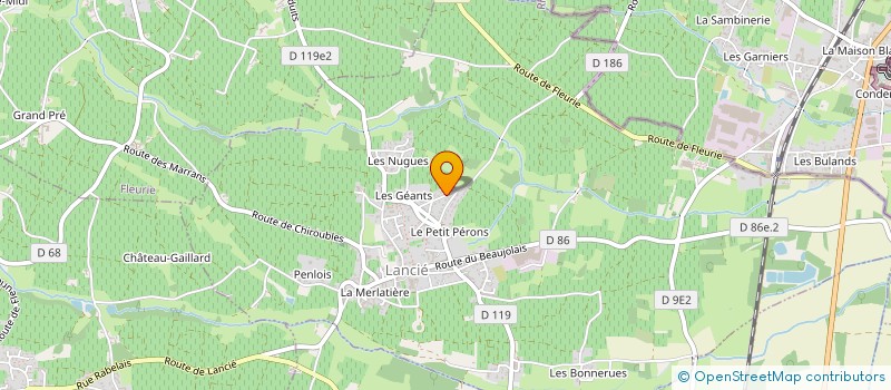 localisation de l'entreprise SCI JD  LANCIE