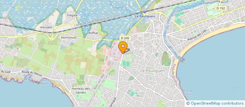 localisation de l'entreprise SCI JD  LE POULIGUEN