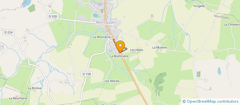 localisation de l'entreprise SCI JD  MONTAUDIN