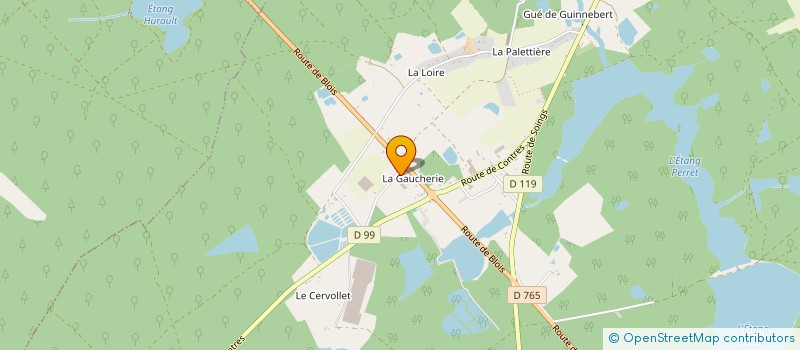 localisation de l'entreprise SCI JD LA ROTONDE  FONTAINES-EN-SOLOGNE