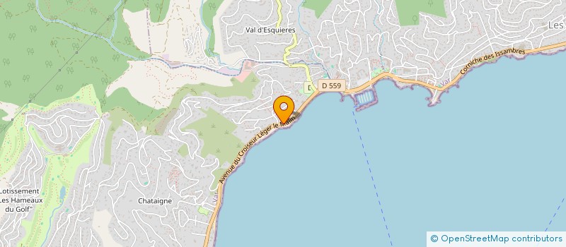 localisation de l'entreprise SCI JD LES PLANCHES à SAINTE-MAXIME