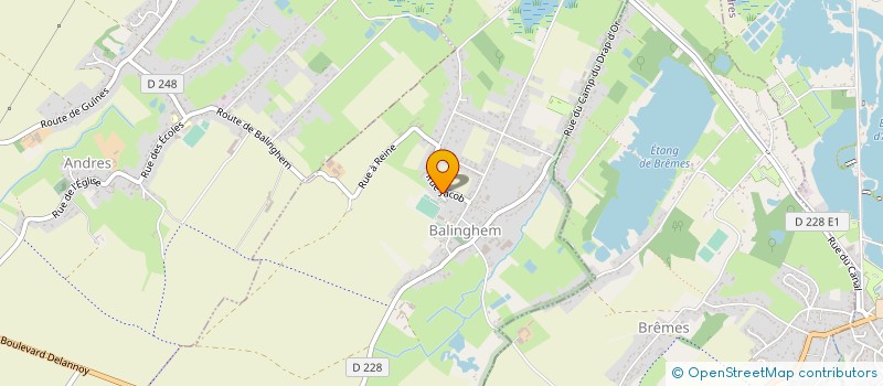 localisation de l'entreprise SCI JD62  BALINGHEM