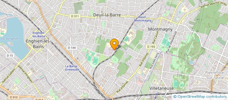 localisation de l'entreprise SCI JD9  DEUIL-LA-BARRE