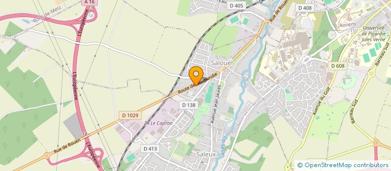 localisation de l'entreprise SCI JDA  SALOUEL