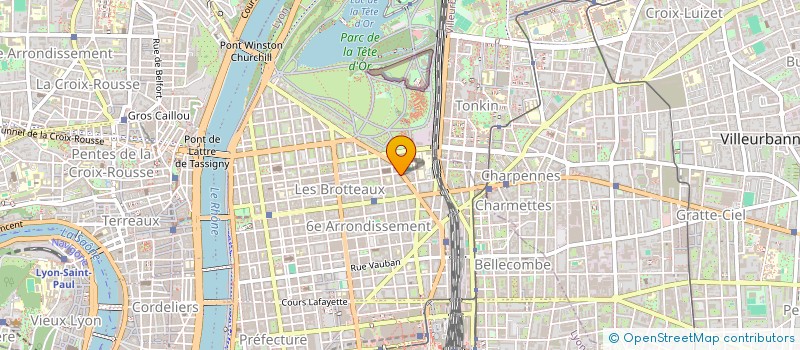 localisation de l'entreprise SCI JDA  LYON