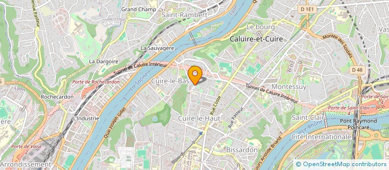 localisation de l'entreprise SCI JDA  CALUIRE-ET-CUIRE