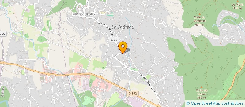 localisation de l'entreprise SCI JDB  MONTAUROUX