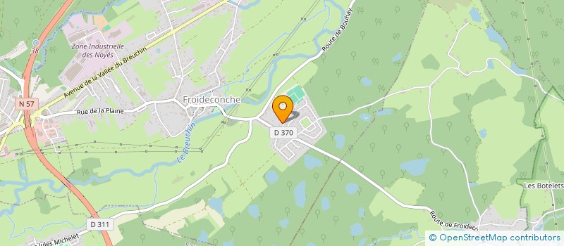 localisation de l'entreprise SCI JDBEO  FROIDECONCHE