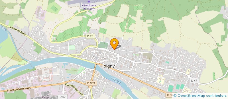 localisation de l'entreprise SCI JDC à JOIGNY