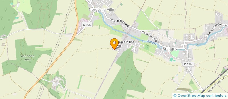 localisation de l'entreprise SCI JDC  NORGES-LA-VILLE