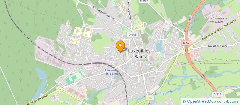 localisation de l'entreprise SCI JDC BAINS à LUXEUIL-LES-BAINS