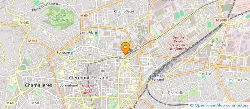 localisation de l'entreprise SCI JDC BETHUNE  CLERMONT-FERRAND