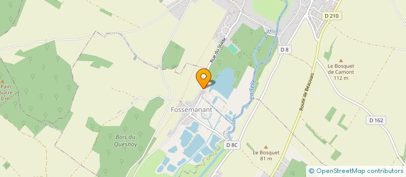 localisation de l'entreprise SCI JDC BINET  FOSSEMANANT