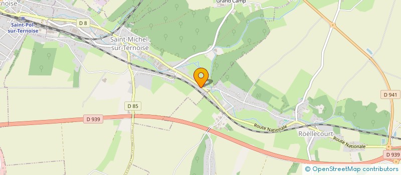 localisation de l'entreprise SCI JDCC  ROELLECOURT