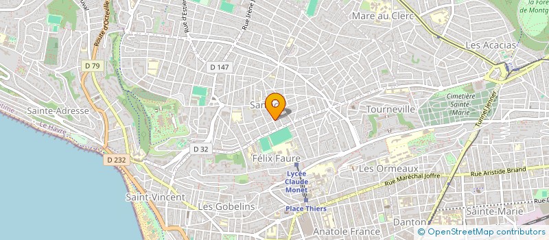 localisation de l'entreprise SCI JDD à LE HAVRE