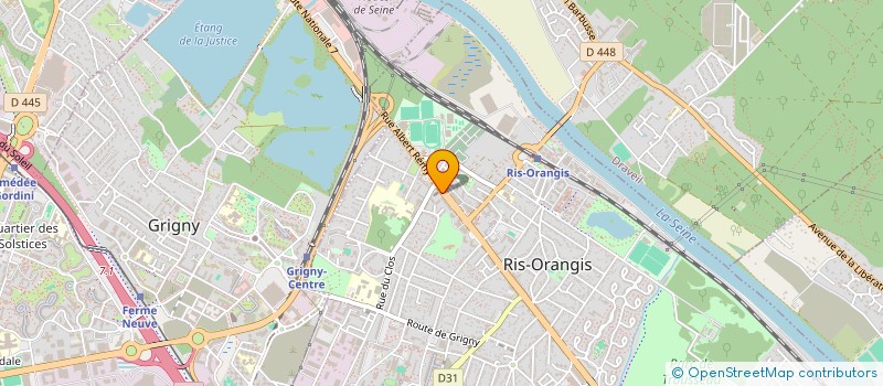 localisation de l'entreprise SCI JDD à RIS-ORANGIS
