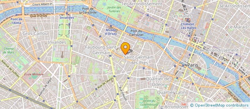 localisation de l'entreprise SCI JDE  PARIS