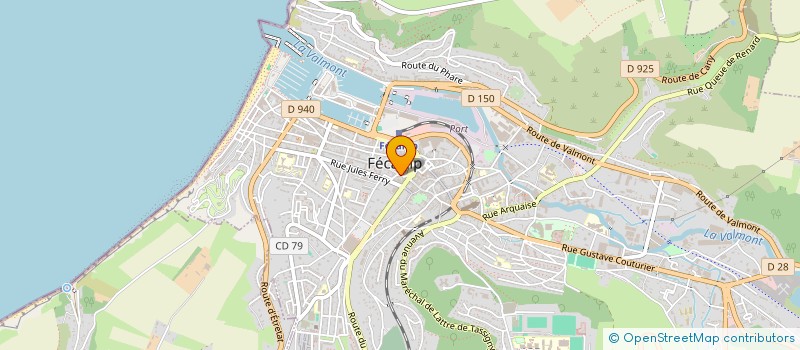 localisation de l'entreprise SCI JDG  FECAMP