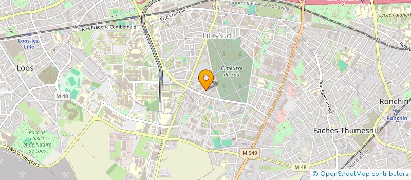 localisation de l'entreprise SCI JDH à LILLE