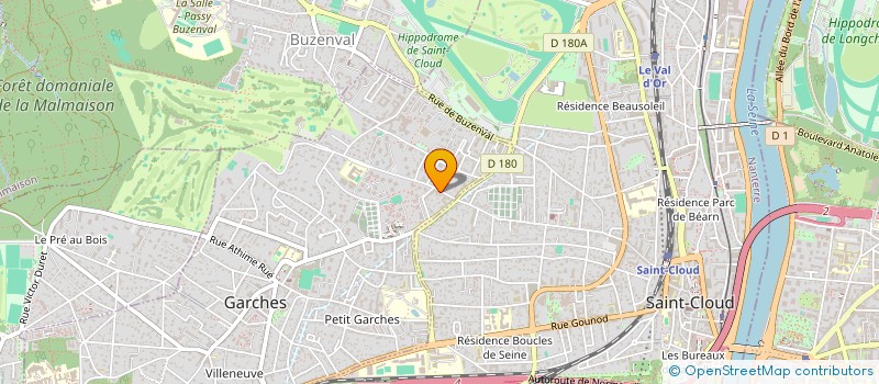 localisation de l'entreprise SCI JDI à GARCHES