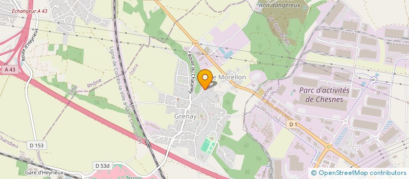 localisation de l'entreprise SCI JDISA  GRENAY