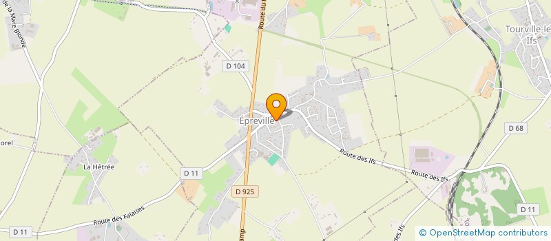 localisation de l'entreprise SCI JDJ  EPREVILLE