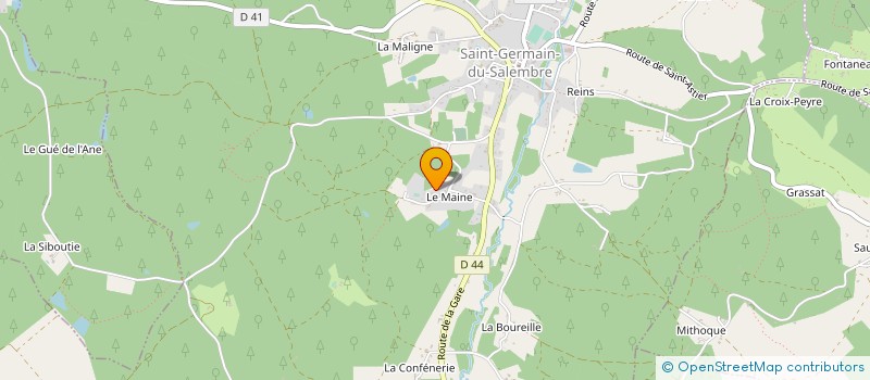 localisation de l'entreprise SCI JDJ INVESTISSEMENTS  NEUVIC