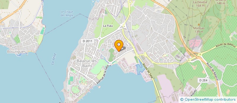 localisation de l'entreprise SCI JDLH  BALARUC-LES-BAINS