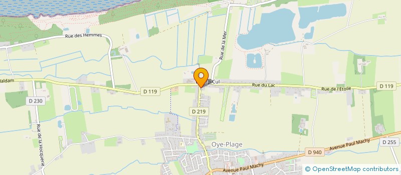 localisation de l'entreprise SCI JDLOC 62  OYE-PLAGE