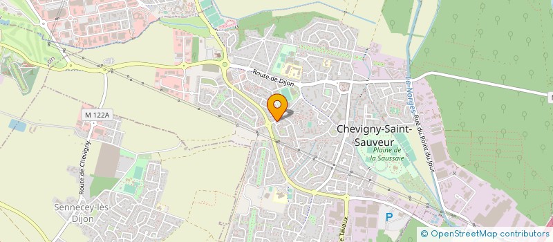 localisation de l'entreprise SCI JDM  CHEVIGNY-SAINT-SAUVEUR