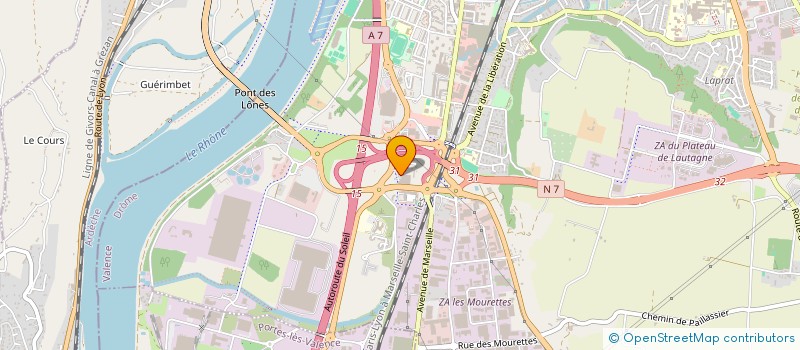 localisation de l'entreprise SCI JDM à VALENCE