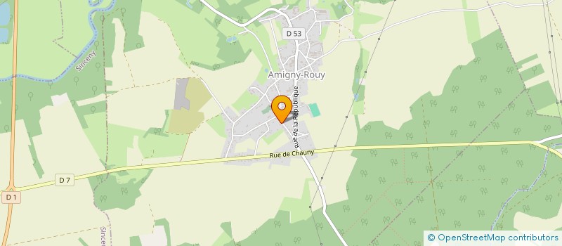 localisation de l'entreprise SCI JDM à AMIGNY-ROUY