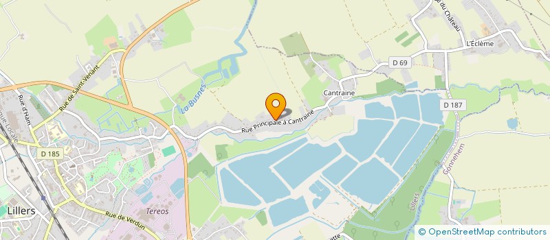 localisation de l'entreprise SCI JDM  LILLERS