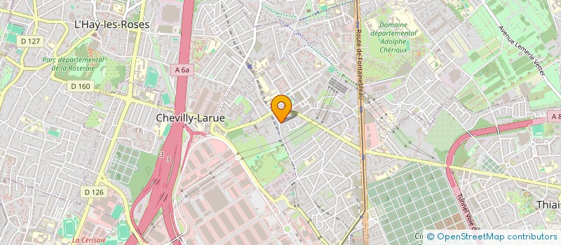 localisation de l'entreprise SCI JDM  CHEVILLY-LARUE