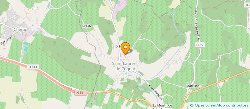 localisation de l'entreprise SCI JDM à SAINT-LAURENT-DE-COGNAC