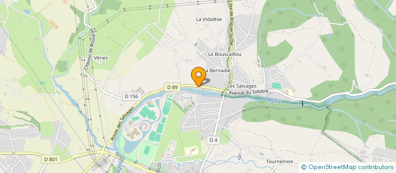 localisation de l'entreprise SCI JDO  CASTRES