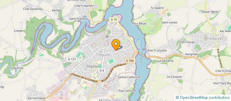 localisation de l'entreprise SCI JDP à PLOUGUIEL