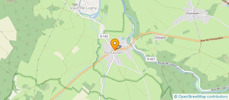 localisation de l'entreprise SCI JDPJ  PONTAUBERT