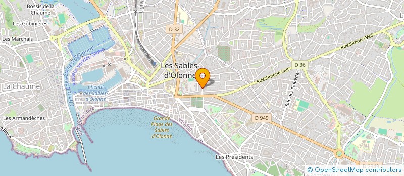 localisation de l'entreprise SCI JDR à LES SABLES D'OLONNE
