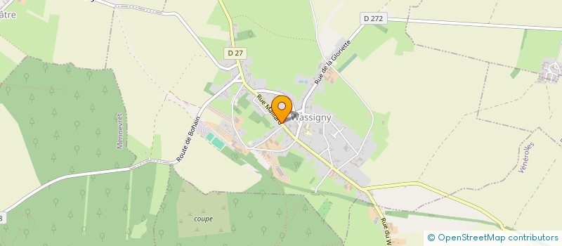 localisation de l'entreprise SCI JDS  WASSIGNY